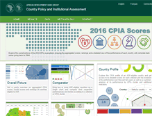 Tablet Screenshot of cpia.afdb.org